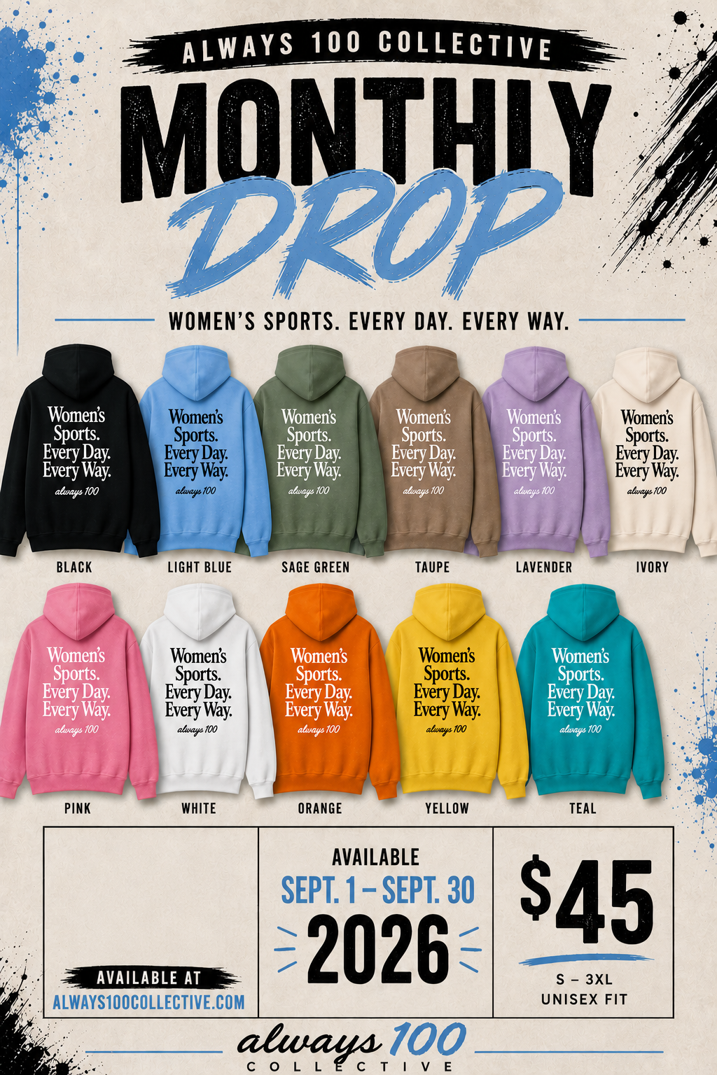 Women’s Sports. Every Day. Every Way. Hoodie