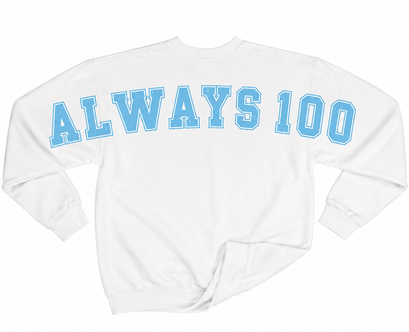Always 100 shoulder print
