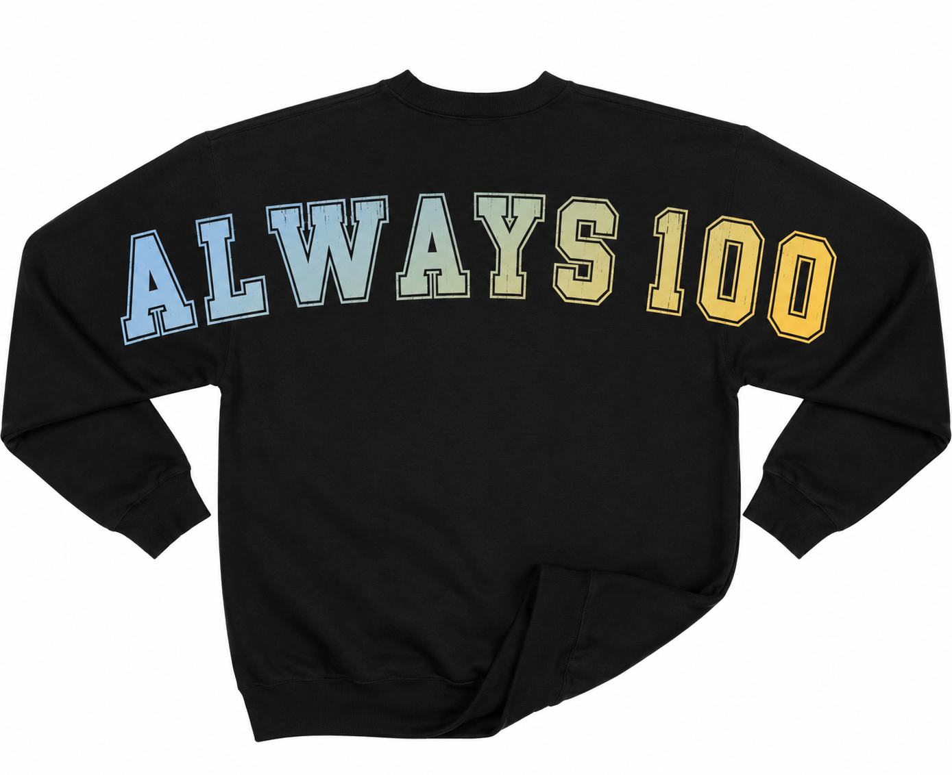 Always 100 shoulder print